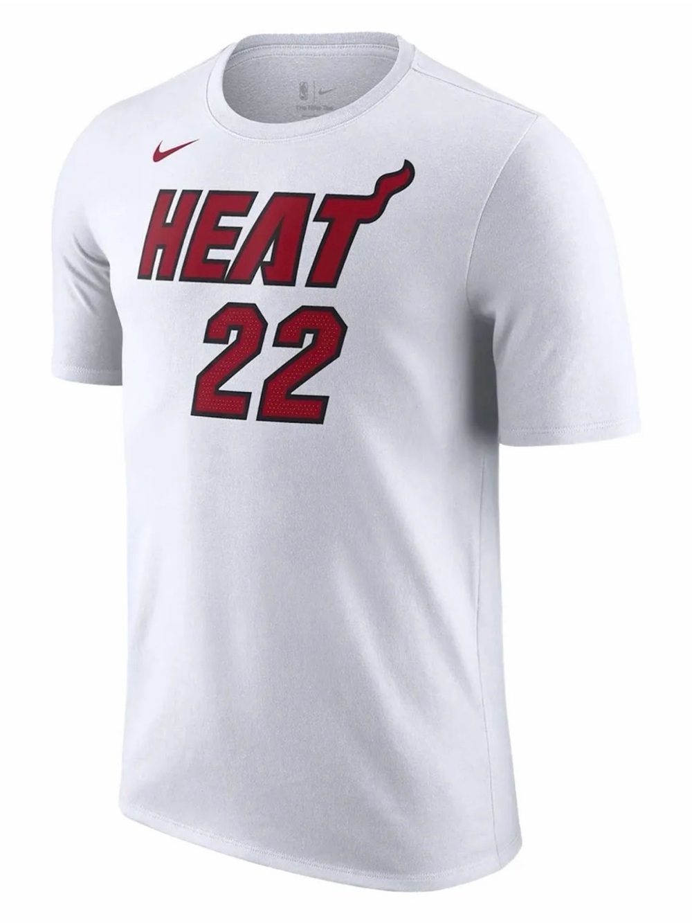 Nike White Miami Heat 22 Graphic Short Sleeve Tee